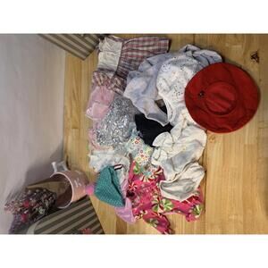 Huge, random doll clothing lot, various sizes some fit American Girl
